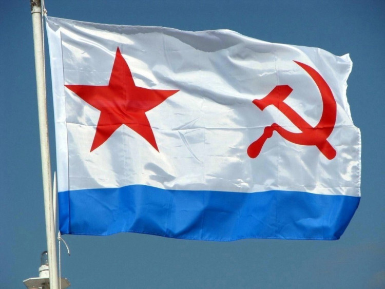 Флаг ВМФ СССР (75х150 см) - фото 1 - id-p163494514