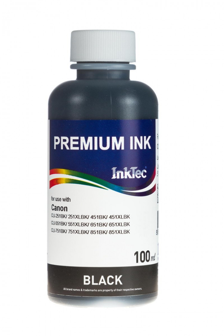 Чернила для Canon InkTec C5026/C5025 - 100 мл (Черный (Photo Bk) водные dec 2023) - фото 1 - id-p163494578