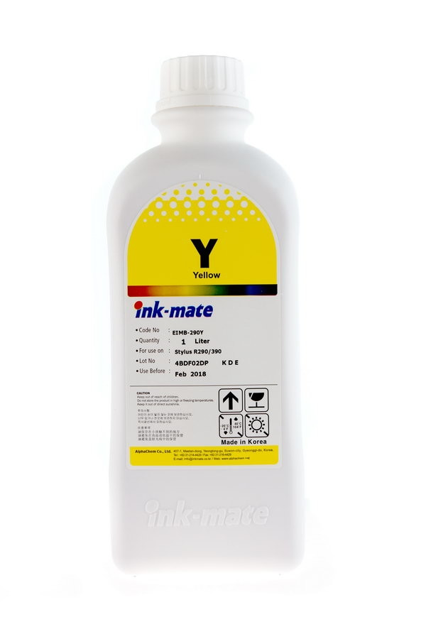 Чернила для Epson Ink-Mate EIMB-290 - 1 литр [SM] (Желтый (Yellow)) - фото 1 - id-p163494595
