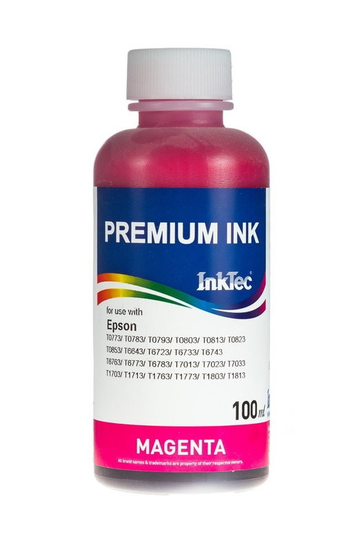 Чернила для Epson InkTec E0010 - 100 мл (Пурпурный (Magenta)) - фото 1 - id-p163494600