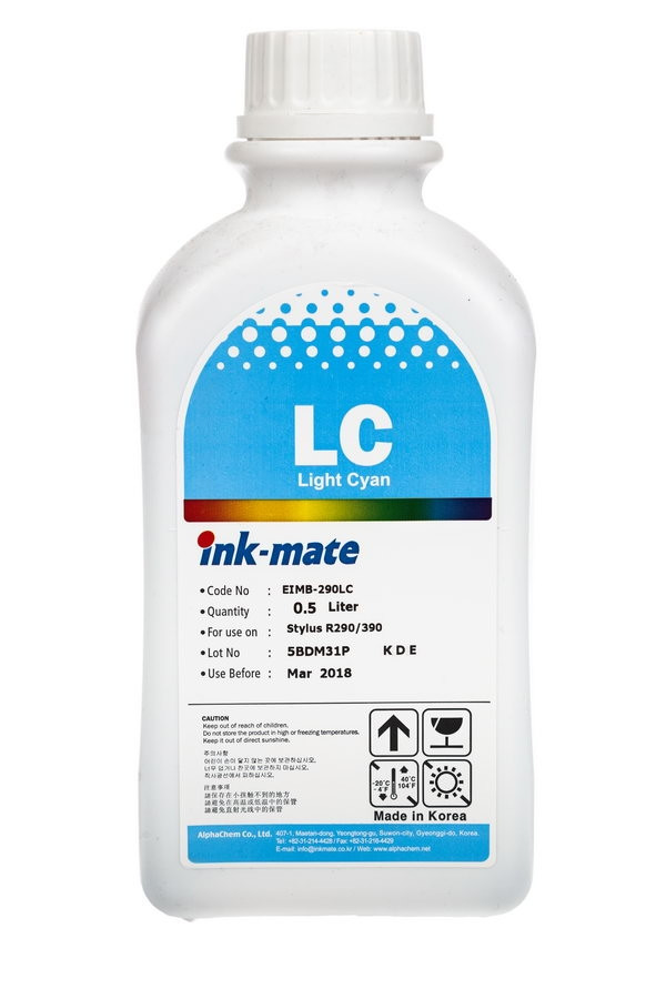 Чернила для Epson Ink-Mate EIMB-290 - 500 мл (Св. синий (Light cyan)) - фото 1 - id-p163494612