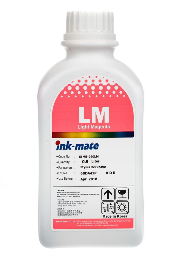 Чернила для Epson Ink-Mate EIMB-290 - 500 мл (Св. пурпурный (Light magenta)) - фото 1 - id-p163494613