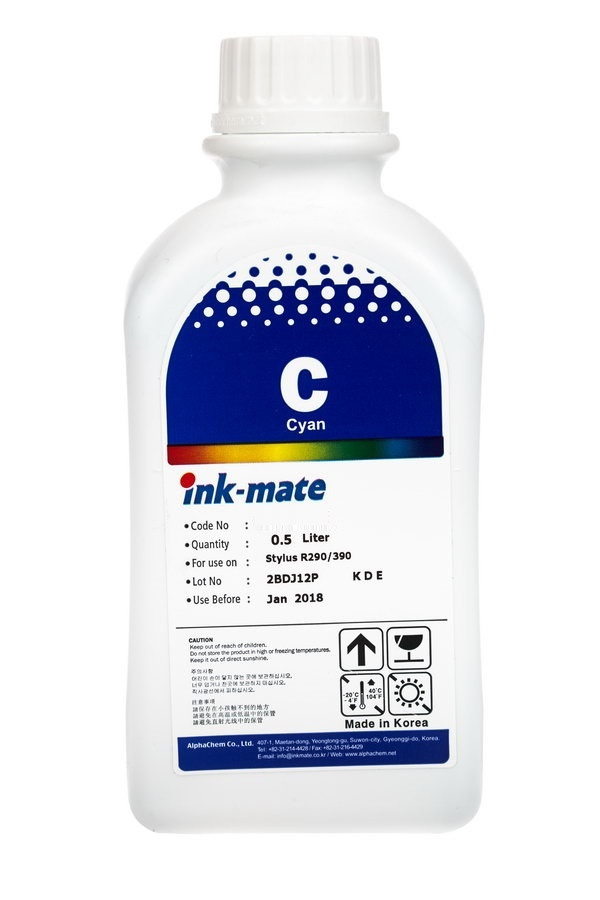 Чернила для Epson Ink-mate EIMB-801 - 500 мл (Синий (Cyan)) - фото 1 - id-p163494616