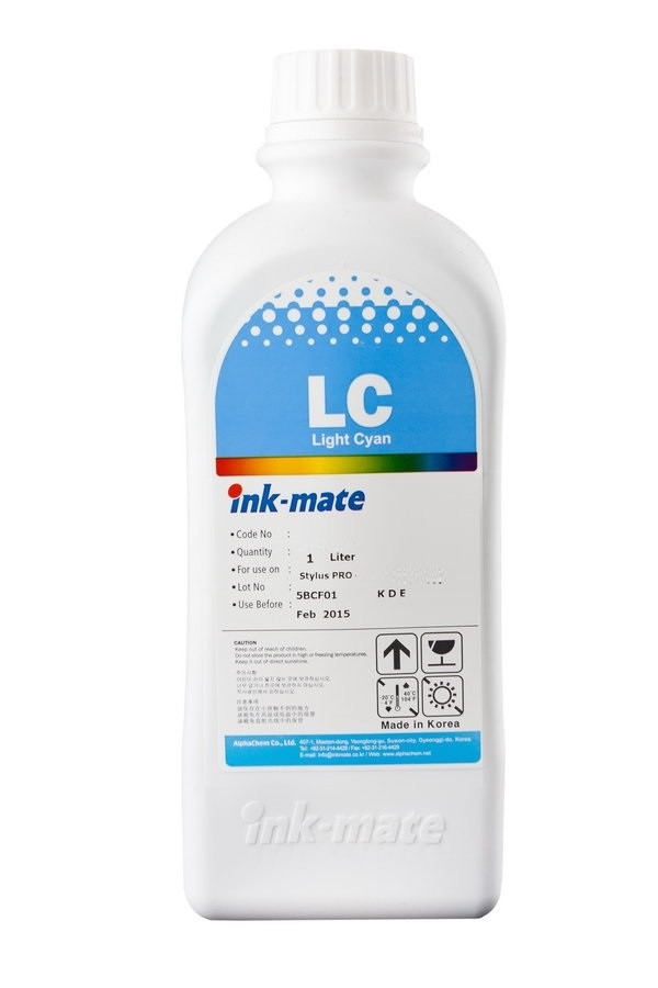 Чернила для Epson Ink-mate EIMB-801 - 1 литр (Св. синий (Light cyan)) - фото 1 - id-p163494625