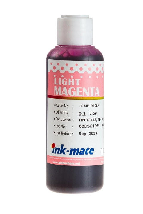 Чернила для HP Ink-Mate HIM-960 - 100 мл (Светло пурпурный (Light Magenta)) - фото 1 - id-p163494678