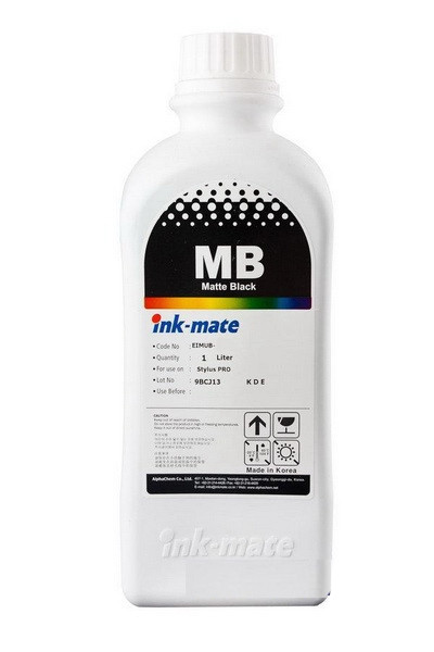 Чернила для HP Ink-mate HIMB-072/ HIMB-061 - 1 литр (Черный матовый (Matte Black)) - фото 1 - id-p163494691