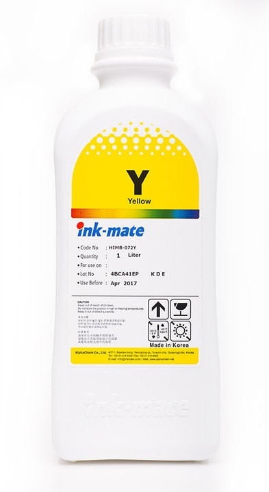 Чернила для HP Ink-mate HIMB-072/ HIMB-061 - 1 литр (Желтый (Yellow)) - фото 1 - id-p163494694