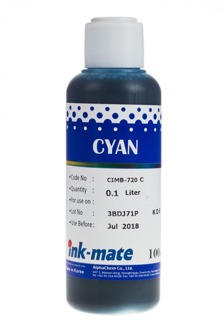 Чернила для Canon Ink-mate CIMB-720 - 100 мл (Синий (Cyan)) - фото 1 - id-p163494712