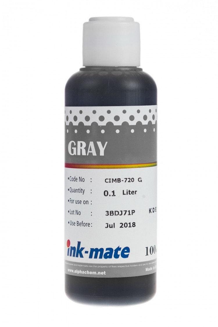 Чернила для Canon Ink-mate CIMB-720 - 100 мл (Серый (Grey)) - фото 1 - id-p163494728