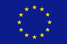 Флажок Евросоюза настольный (Без подставки)