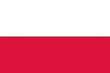 Флажок Польши настольный (Без подставки)
