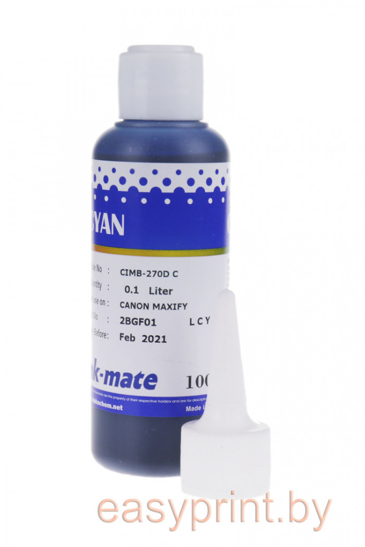 Чернила Ink-mate для Canon CIMB-275 - 100 мл (Синий (Cyan)) - фото 1 - id-p163494914