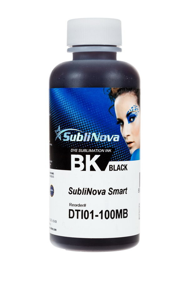 Сублимационные чернила InkTec SubliNova Smart - 100 мл (Черный (Black) DTI01 - mar 2023) - фото 1 - id-p163494918