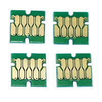 Чипы для Epson SureColor SC-T3400, SC-T5400, SC-T3400N, (T41F) повыш. ёмкости (Синий C13T41F240, 350 мл)