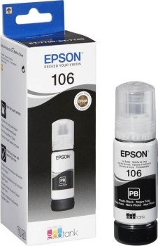 Оригинальные чернила EPSON 105/106 для L7160, L7180, 140/70 мл, (T00Q/T00R) (фото-черный (black), 70 мл) - фото 1 - id-p163496172