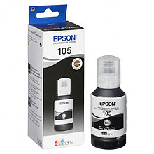 Оригинальные чернила EPSON 105/106 для L7160, L7180, 140/70 мл, (T00Q/T00R) (черный пигмент (black), 140 мл)