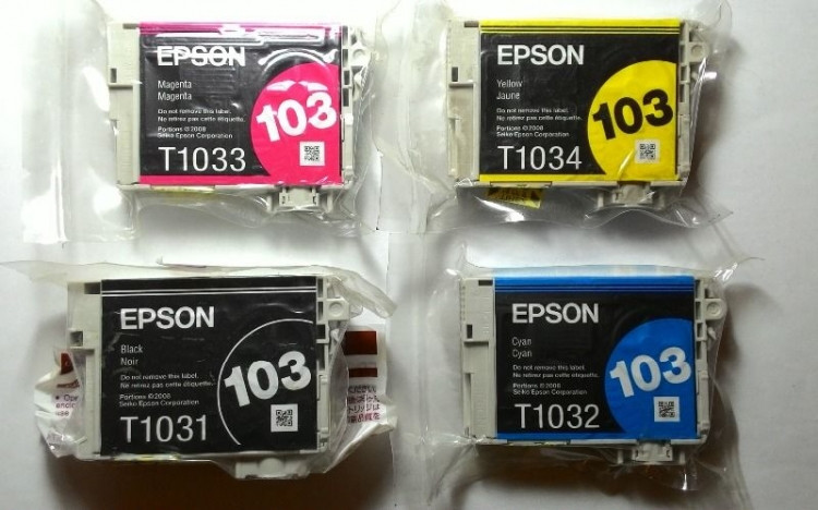 Оригинальные картриджи для Epson Stylus Office TX600FW, T40W (T1031-T1034) (Черный (Black)) - фото 2 - id-p163496233