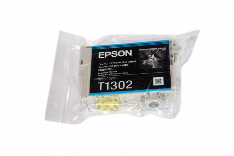 Оригинальные картриджи Epson T1301-T1304 (Синий (Cyan)) - фото 1 - id-p163496239