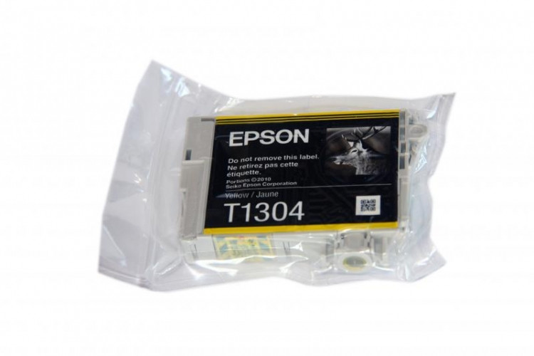 Оригинальные картриджи Epson T1301-T1304 (Желтый (Yellow)) - фото 1 - id-p163496240
