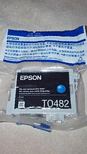 Оригинальный картридж Epson T0482 (синий) для Epson R220 и прочих