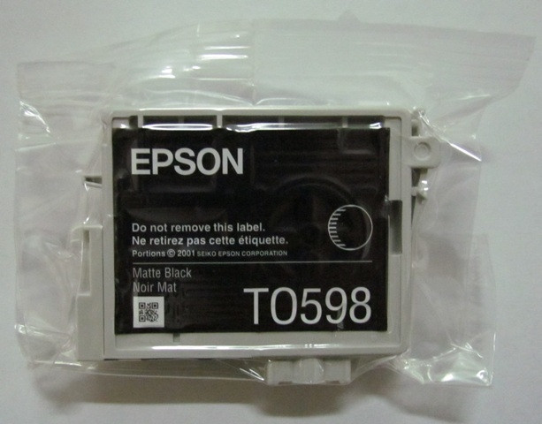 Оригинальные картриджи Epson T0591-T0599 (тех.уп) для Epson R2400 (Матовый черный (Matte black)) - фото 1 - id-p163496463