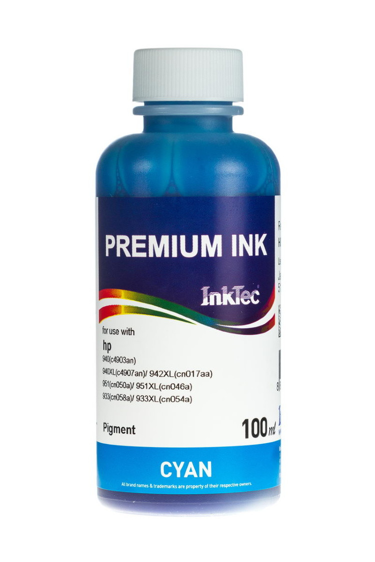 Пигментные чернила InkTec H5970 / H5971 - 100 ml (Синий (Cyan) розлив Easyprint) - фото 1 - id-p163495072