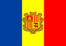 Флаг Андорры (75х150 см)