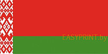 Флаг Республики Беларусь интерьерный, габардин сшивной (75х150 см)