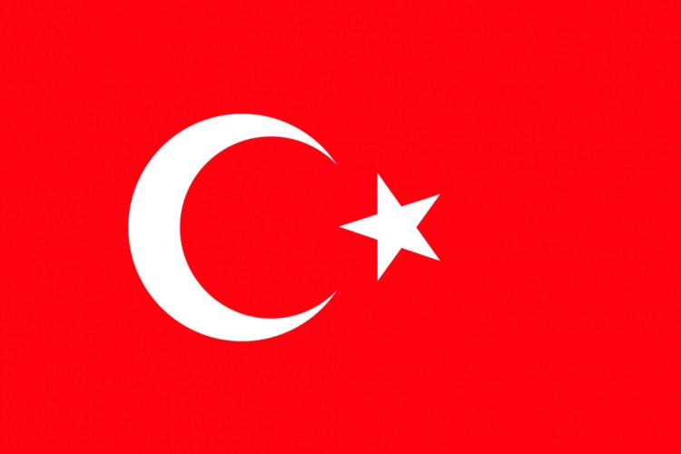 Флаг Турции (40х70 см) - фото 1 - id-p163496687