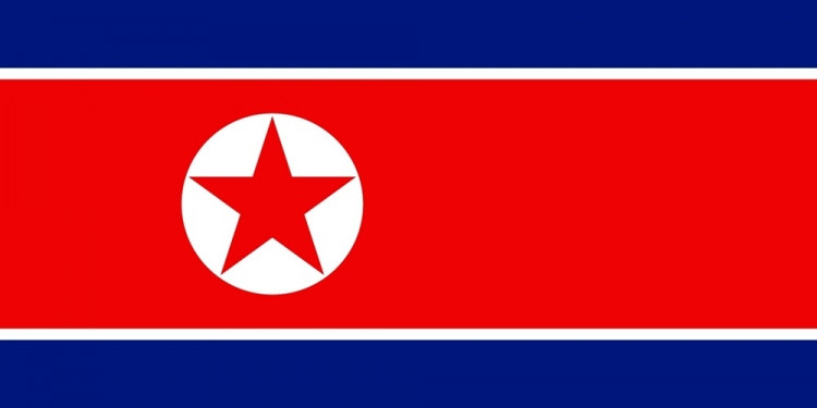 Флаг Республики Северная Корея (КНДР) (75х150) - фото 1 - id-p163496690