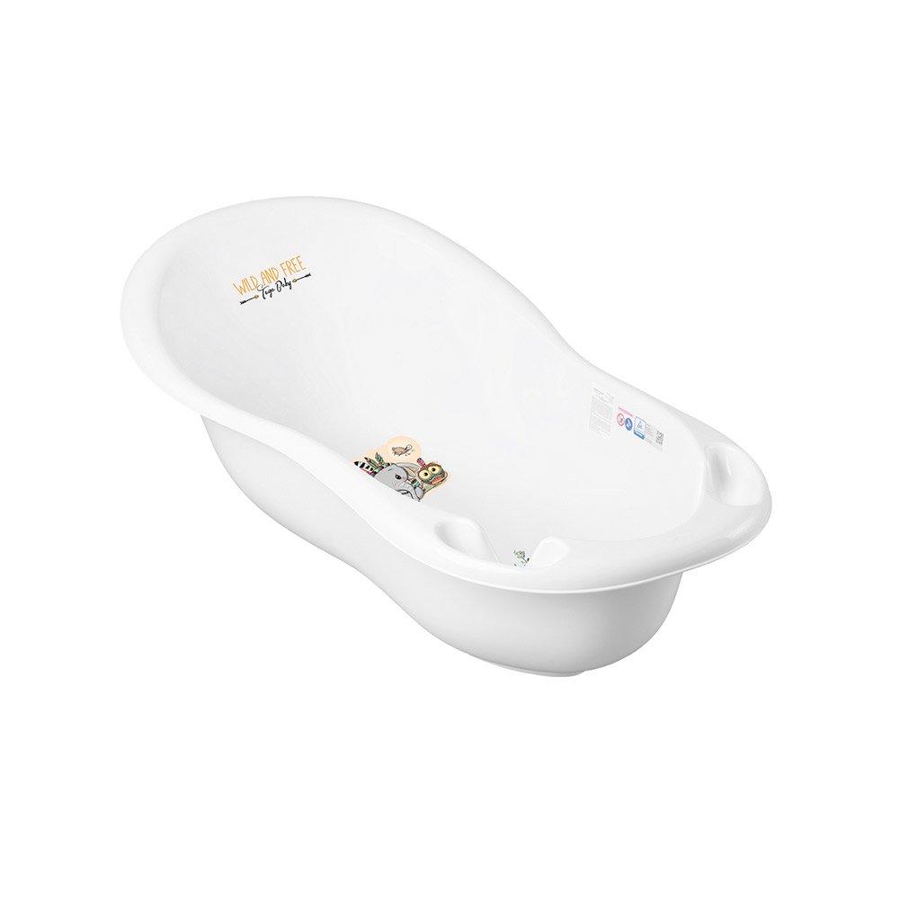 Tega ТЕГА Ванночка для купания 102 см с термометром Dz Слоник Белый - фото 1 - id-p147154933