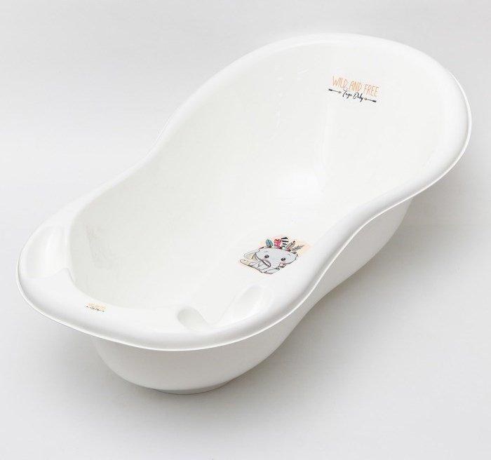 Tega ТЕГА Ванночка для купания 102 см с термометром Dz Слоник Белый - фото 2 - id-p147154933