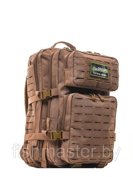 Рюкзак тактический HUNTSMAN RU 065 35л ткань Оксфорд Бежевый - фото 3 - id-p163549991