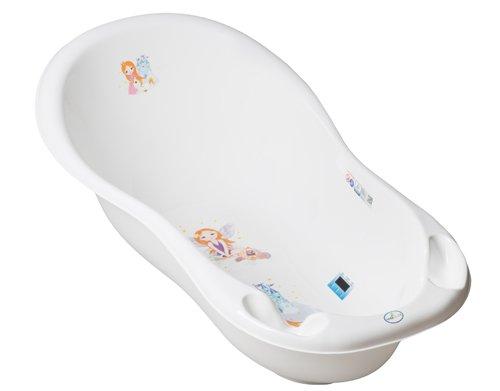 Детская ванночка Тега (Tega) 102 cм ПРИНЦЕССА LUX с термометром белый - фото 1 - id-p163551096