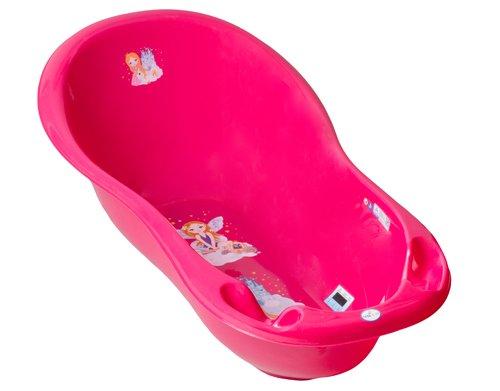 Детская ванночка Тега (Tega) 102 cм ПРИНЦЕССА LUX с термометром розовый - фото 1 - id-p163551097