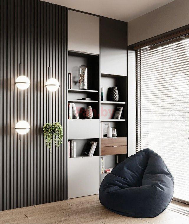 Декоративная интерьерная рейка из МДФ Stella Ривьера Black Edition 2700*40*30 - фото 2 - id-p163562616