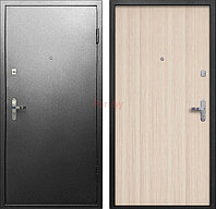 Входная дверь металлическая Промет Спец 2 ПРО Антик серебро Капучино (узкая левая)