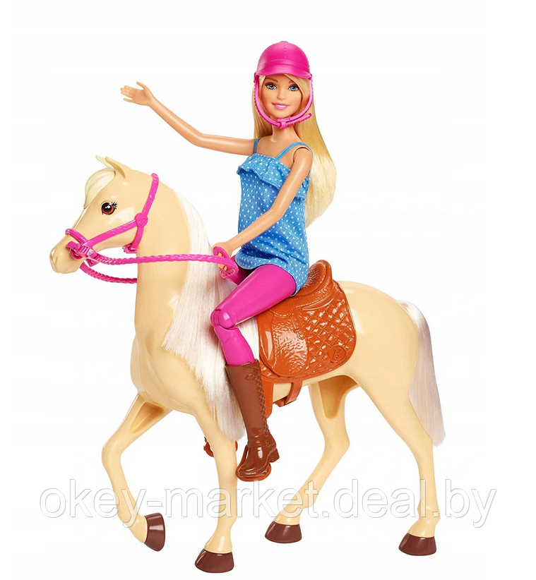 Игровой набор Кукла Barbie Наездница FXH13 - фото 2 - id-p163576472