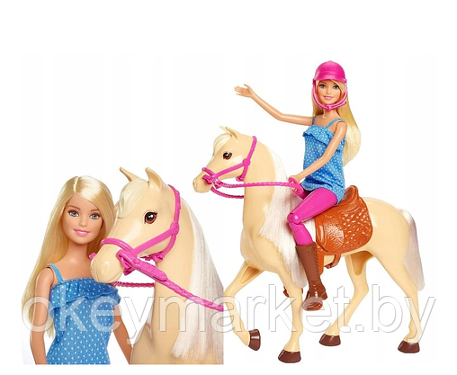 Игровой набор Кукла Barbie Наездница FXH13, фото 2