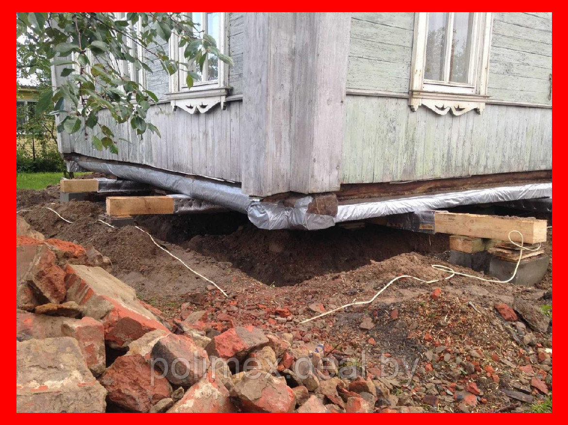 Замена фундамента под деревянные и каркасные дома, ремонт старых домов - фото 1 - id-p123713529
