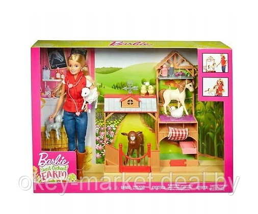 Игровой набор Barbie Ферма GCK86 - фото 2 - id-p163582568