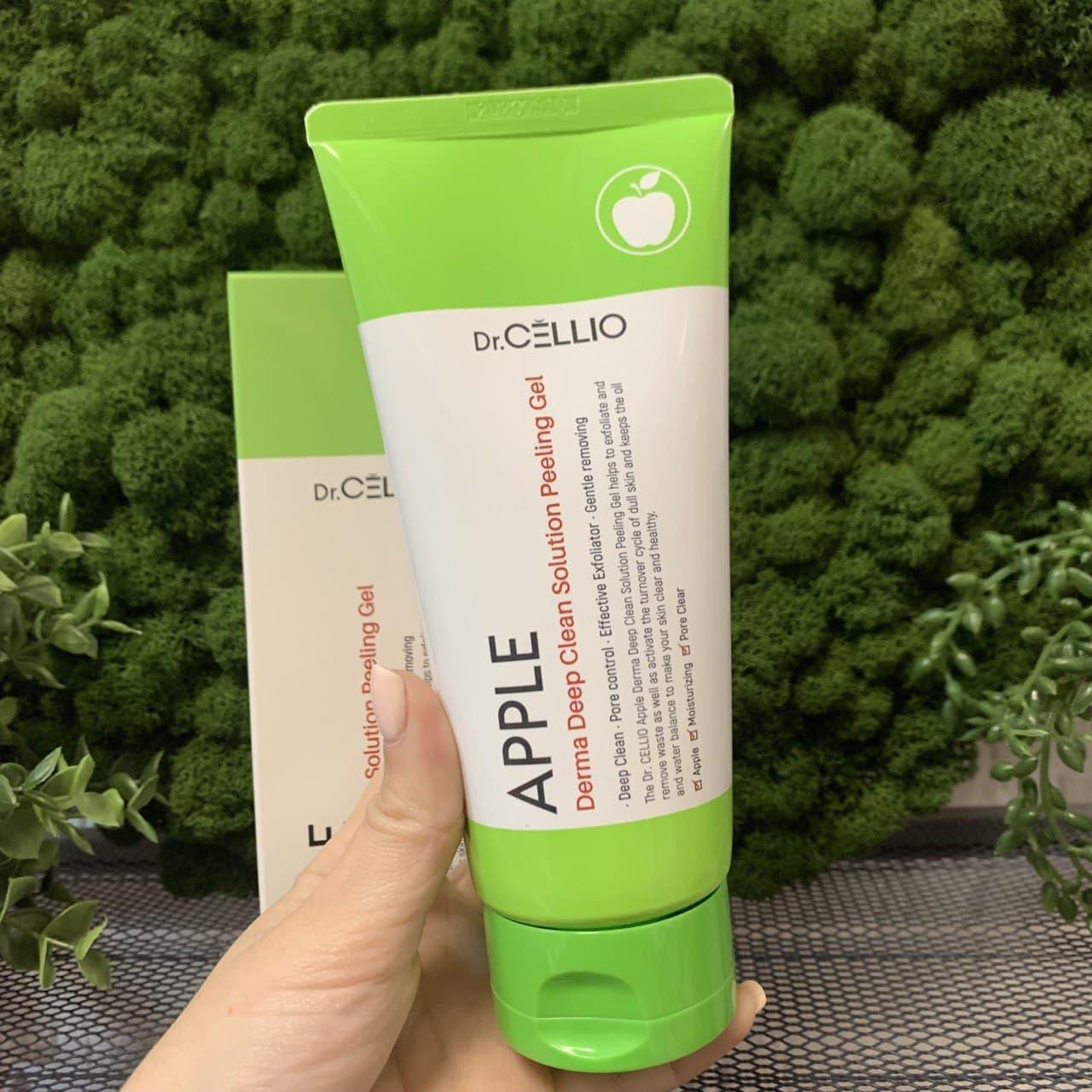 Пилинг-гель с экстрактом яблока Dr.Cellio Apple Derma Deep Clean Solution Peeling Gel 180мл