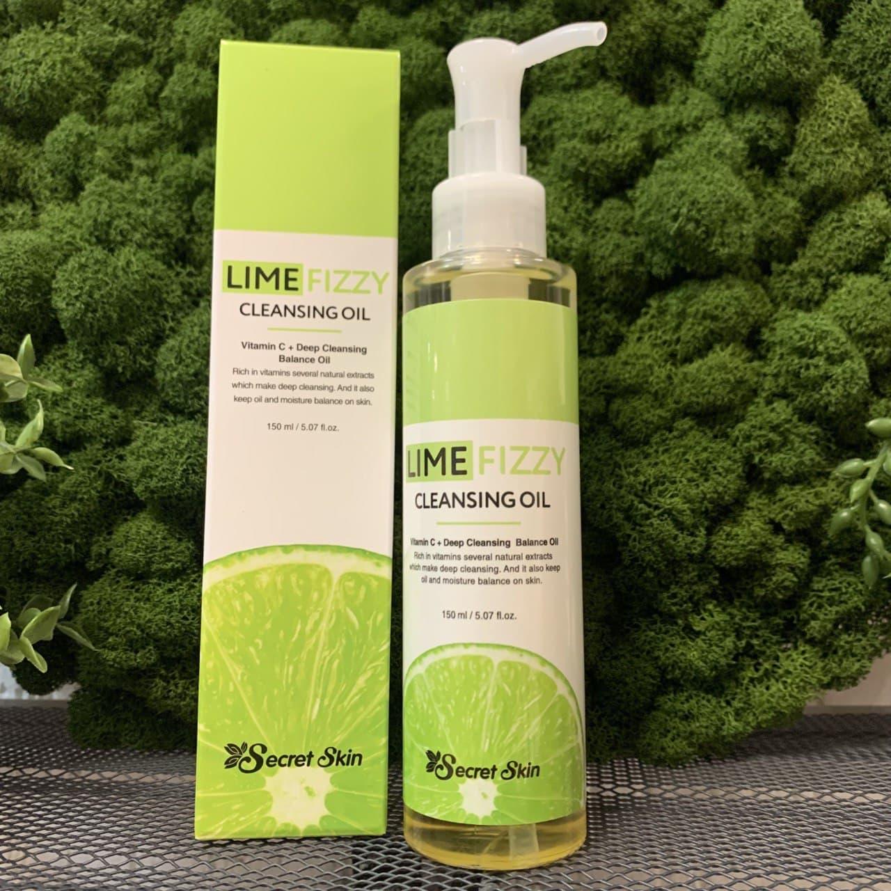 Гидрофильное масло с экстрактом лайма SECRET SKIN Lime Fizzy Cleansing Oil - фото 1 - id-p163583593