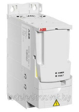 Преобразователь частоты ACS355-01E-02A4-2, 1ф вход / 3ф выход, 230VAC, 2.4A, 0.37kW, IP20, корп.R0