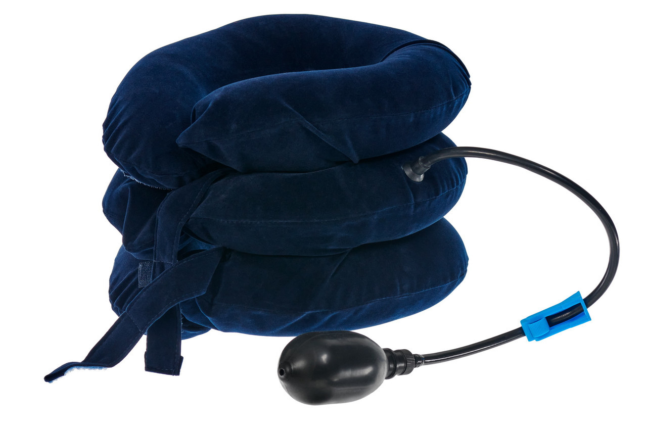 Воротник массажный надувной для шеи фиолетовый - фото 2 - id-p163592206