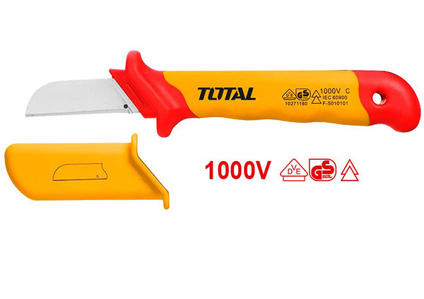 Нож для снятия изоляции изолированный 50x180mm TOTAL THICK1801