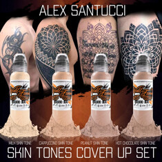 Краска World Famous Tattoo Ink ALEX SANTUCCI COVER-UP SET 30 мл - фото 1 - id-p163631165