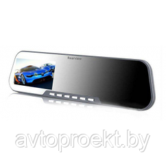 Автомобильный видеорегистратор-зеркало Rearview DVR F8 (GLK DVR-HD-128)