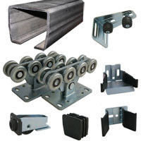 Фурнитура для откатных ворот SG.01 "Алютех" (с не оцинкованной шиной) 6м