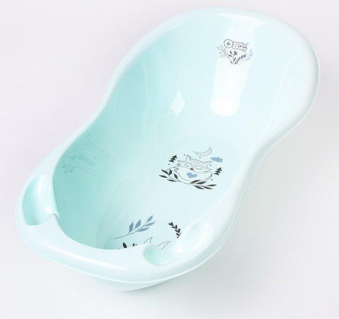 Детская ванночка Тега (Tega) 86 cм Lis (Лисенок) Зеленый - фото 5 - id-p163637691